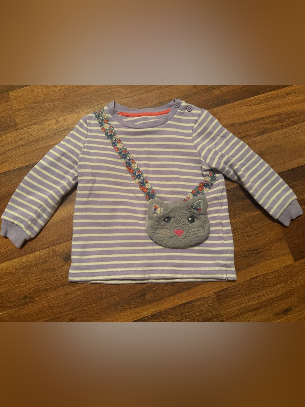 Mini Boden Plush Cat Top